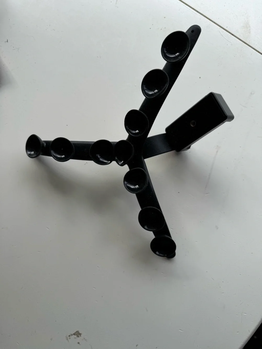TENIKLE Black FLEXIBLE PHONE Stand with Three-Arm Support